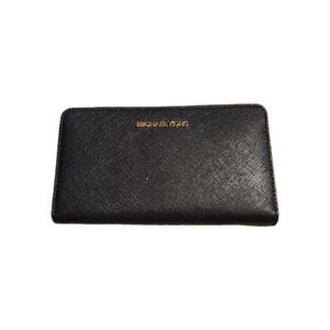 Michael Kors Jet Set Signature Multifunction Wristlet - Black, Large